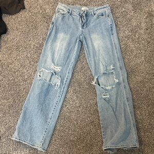 PacSun Light Blue Distressed Women Jeans